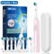 CleanSpin Pro Electric Toothbrush Rotary Rechargeable With Soft Brush Heads 9