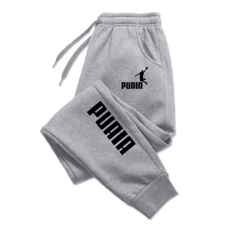 PUAIA StreetFlex Mens Jogger Pants Loose Fit Autumn Winter Sports Trousers 1