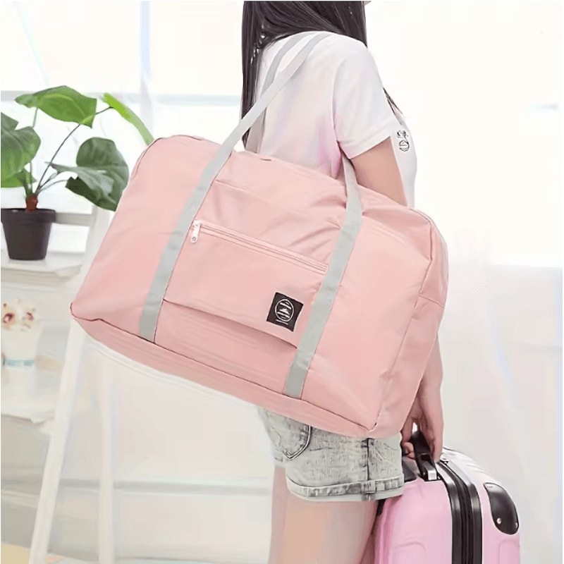 PackEase Foldable Travel Duffel Bag Lightweight Carry On Weekend Bag 0