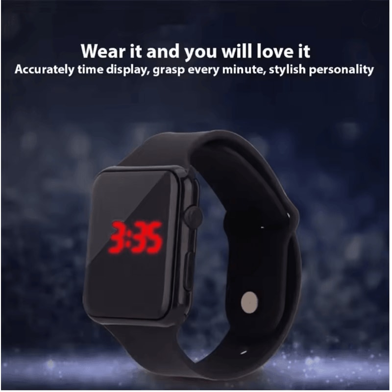 TimeFlex Digital LED Watch Sport Silicone Wristband Casual Watch 1