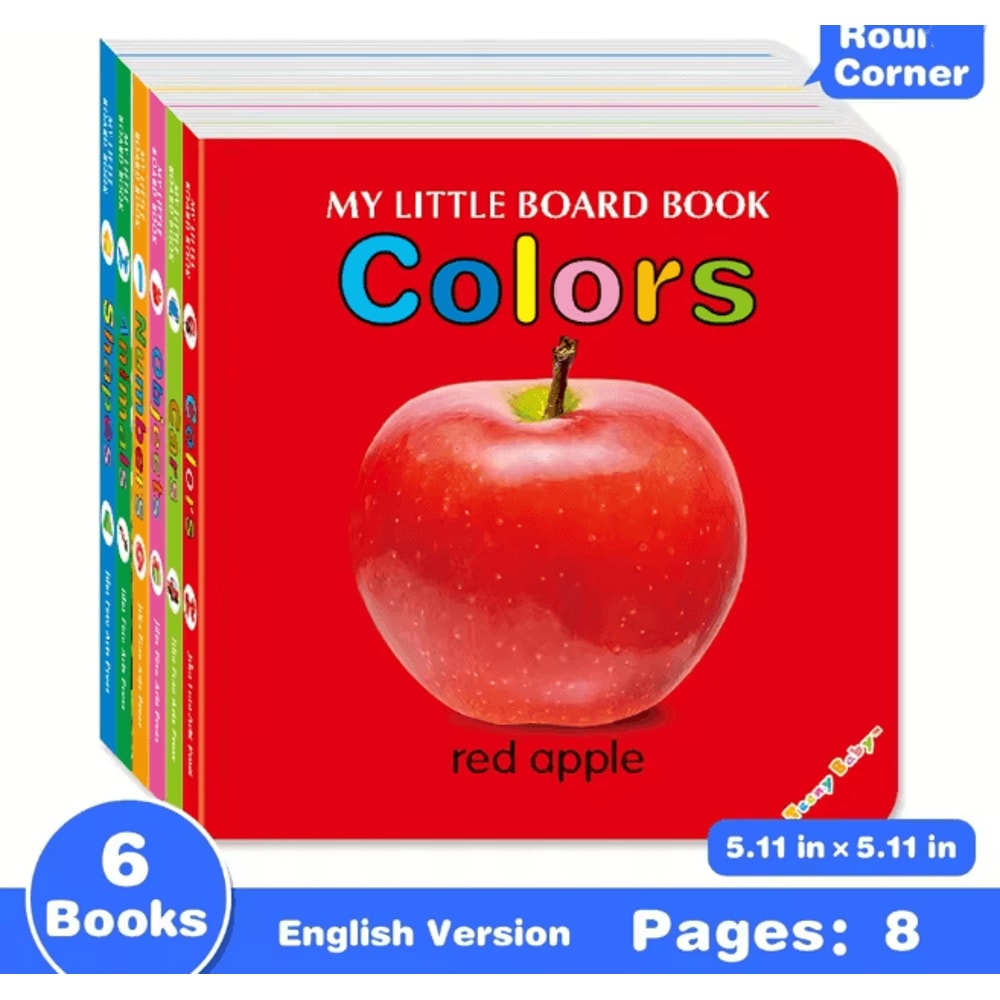 BrightMind Baby Sensory Card Book Colorful Early Learning Toy 0