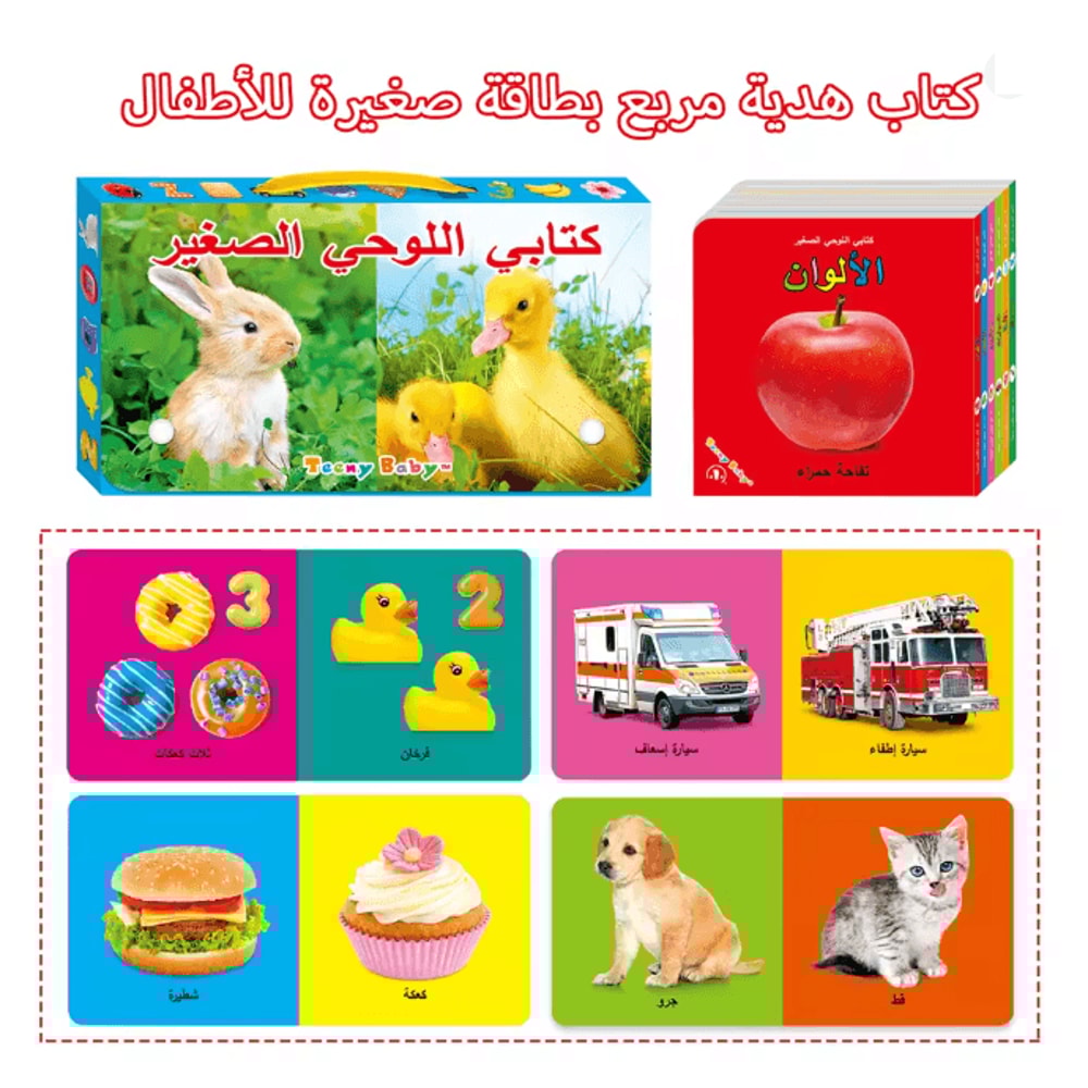 BrightMind Baby Sensory Card Book Colorful Early Learning Toy 15