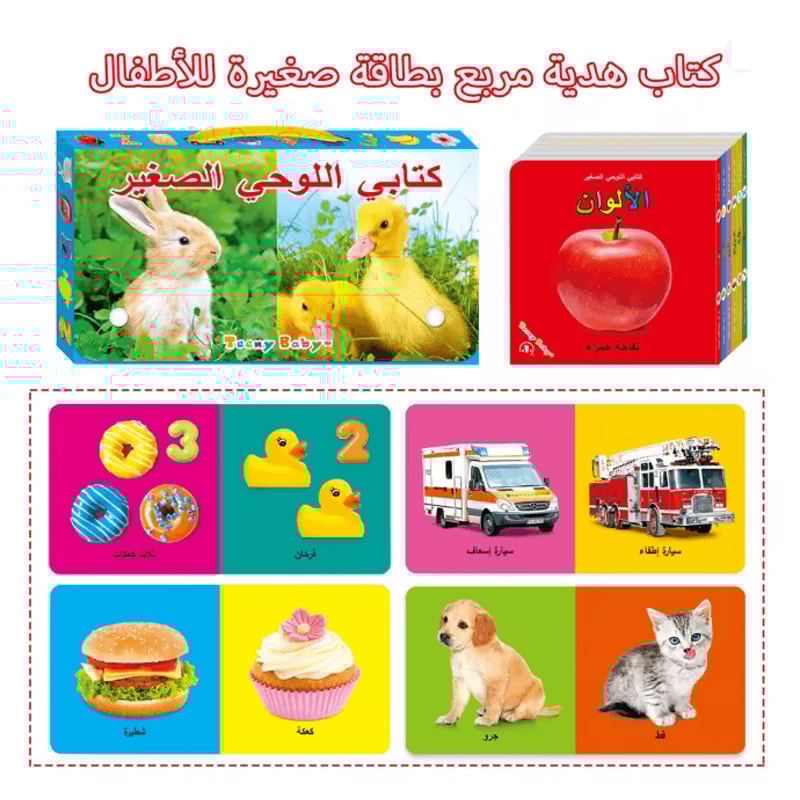 BrightMind Baby Sensory Card Book Colorful Early Learning Toy 15