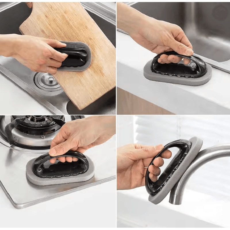 CleanForce Magic Emery Sponge Brush Rust And Stain Eraser Cleaner 3