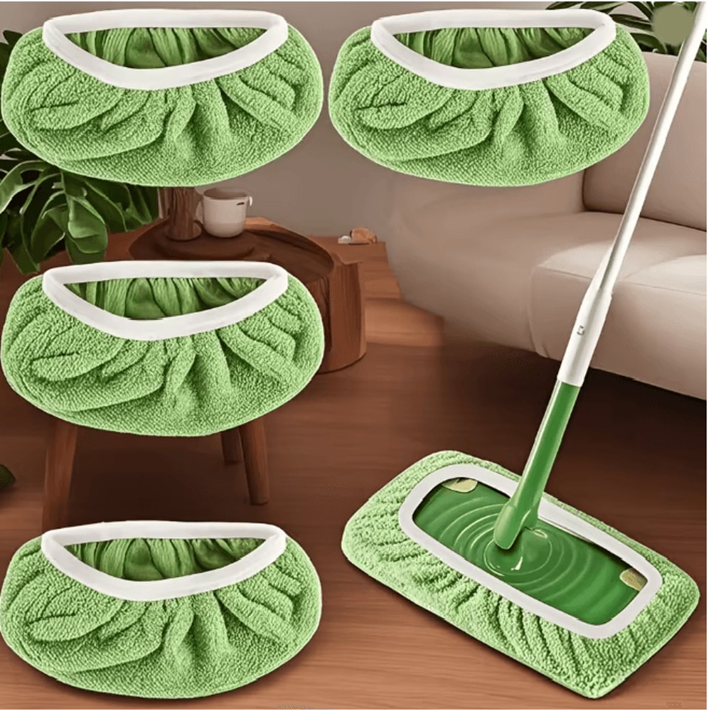 PureClean Reusable Mop Pads Ultra Absorbent Microfiber Cleaning Refills 0