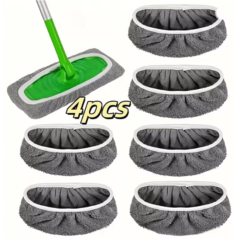 PureClean Reusable Mop Pads Ultra Absorbent Microfiber Cleaning Refills 5