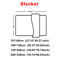 CozyStripe Thick Multifunctional Blanket Bed Cover Throw 3