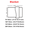 CozyStripe Thick Multifunctional Blanket Bed Cover Throw 3