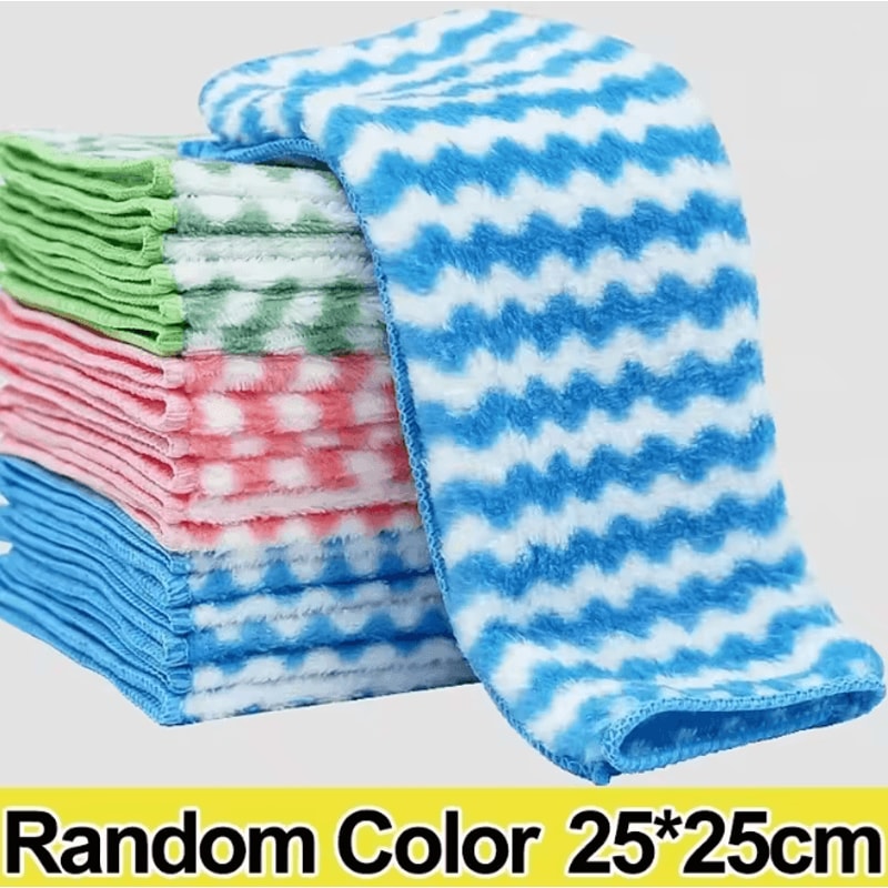 SoftClean Microfiber Kitchen Towels Ultra Absorbent Cleaning Cloth Set 9