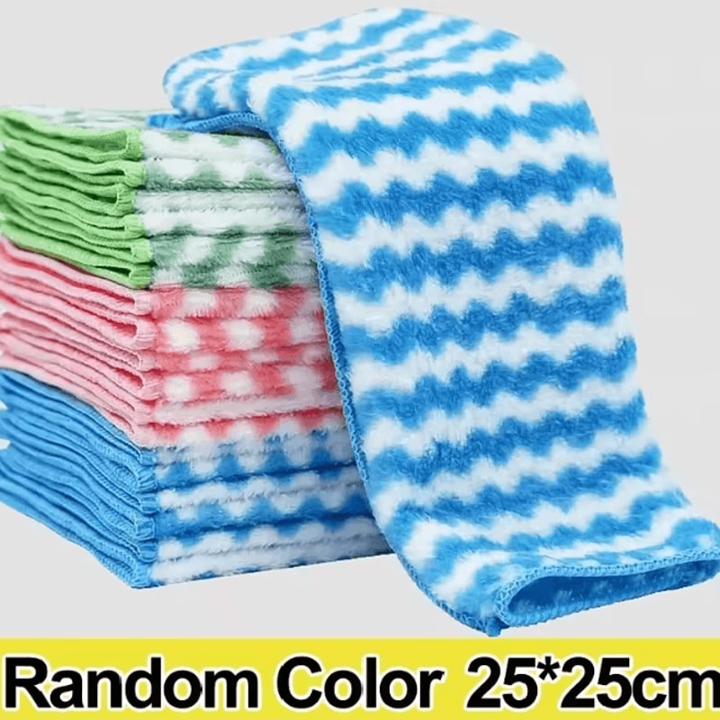 SoftClean Microfiber Kitchen Towels Ultra Absorbent Cleaning Cloth Set 10