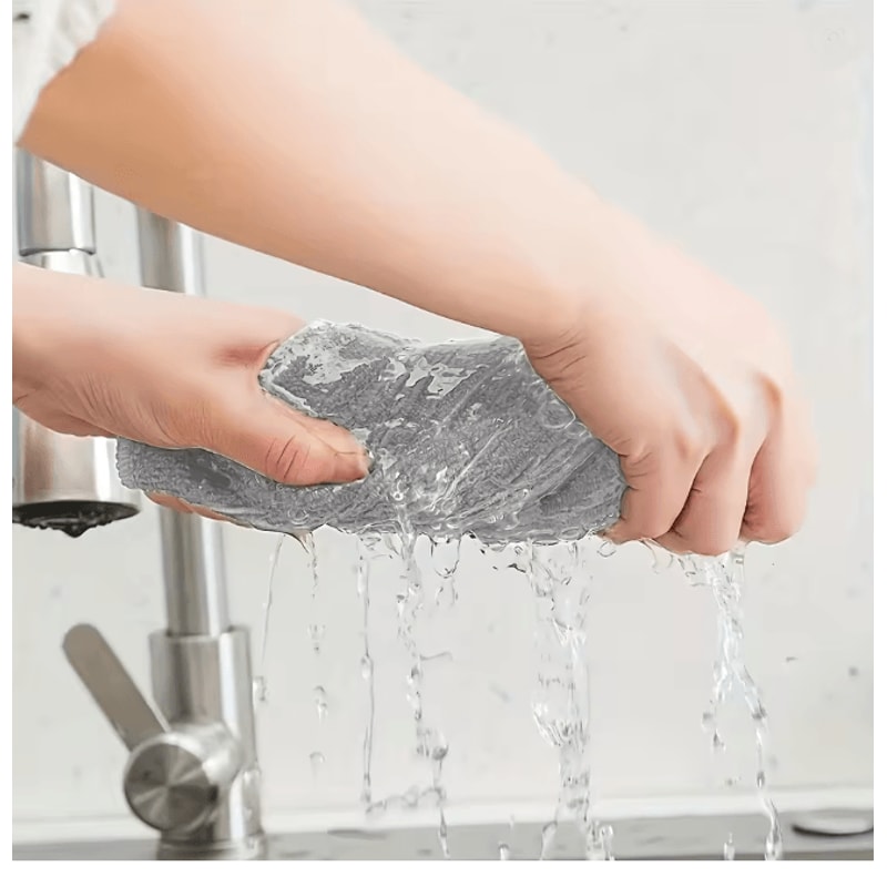 SoftClean Microfiber Kitchen Towels Ultra Absorbent Cleaning Cloth Set 1