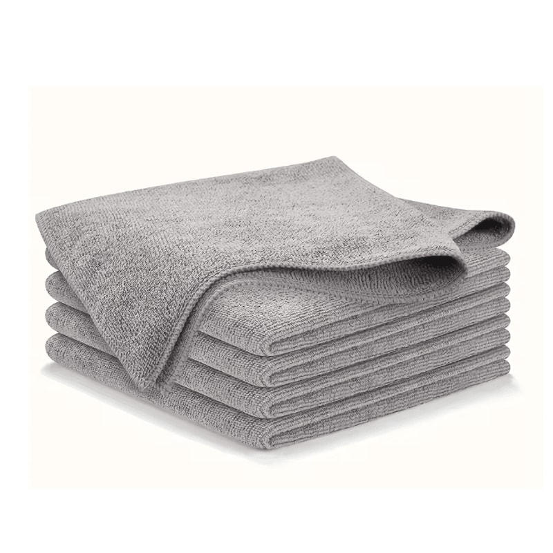 SoftClean Microfiber Kitchen Towels Ultra Absorbent Cleaning Cloth Set 4