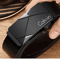 AutoLock Classic Mens PU Leather Belt Automatic Buckle Dress Belt 0