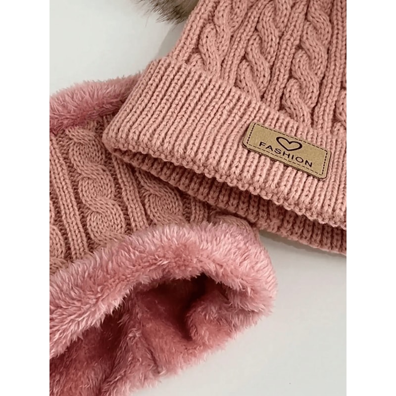 WarmNest Kids Winter Hat Scarf Gloves Set Cozy Cold Weather Accessories 0