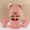 WarmNest Kids Winter Hat Scarf Gloves Set Cozy Cold Weather Accessories 4