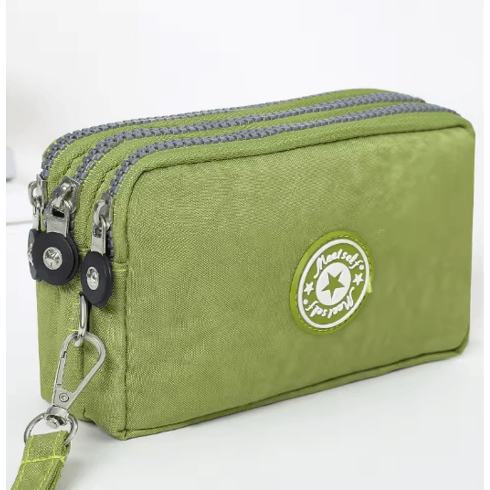 SoftCarry Womens Wrist Phone Purse Three Layer Zipper Handbag 7