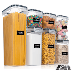 freshlock 7 piece airtight food storage containers bpa free kitchen set