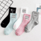Cute Expression Ankle Socks For Women Fun Printed Cotton Socks Set 3