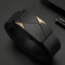 Mens PU Leather Automatic Buckle Belt Classic Business Casual Style 4