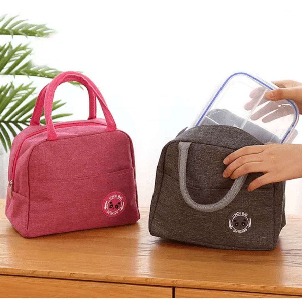 Insulated Lunch Bag Bento Meal Carry Bag For Work School And Travel 2