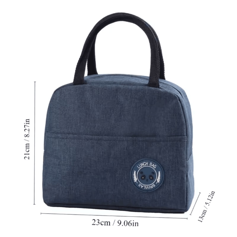 Insulated Lunch Bag Bento Meal Carry Bag For Work School And Travel 6