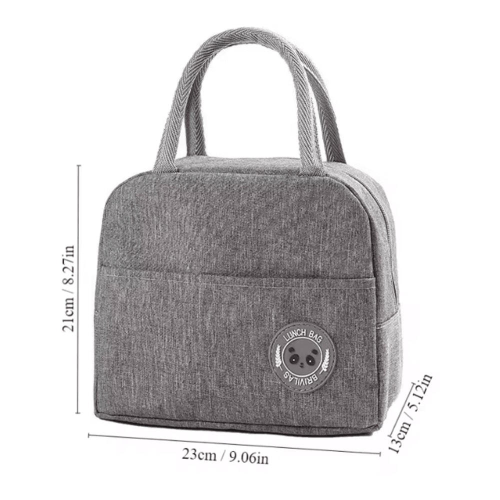 Insulated Lunch Bag Bento Meal Carry Bag For Work School And Travel 7