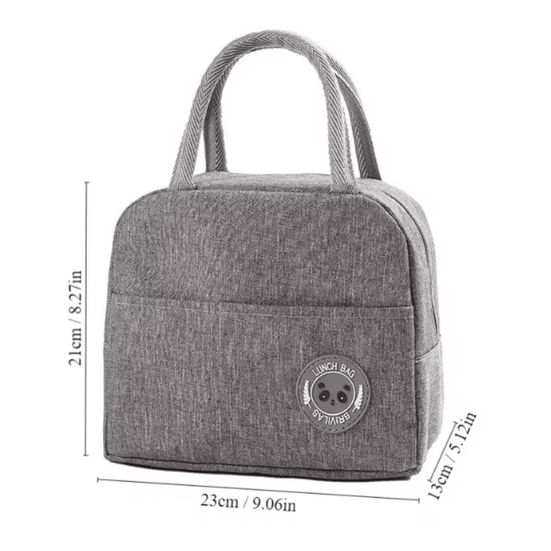 Insulated Lunch Bag Bento Meal Carry Bag For Work School And Travel 7