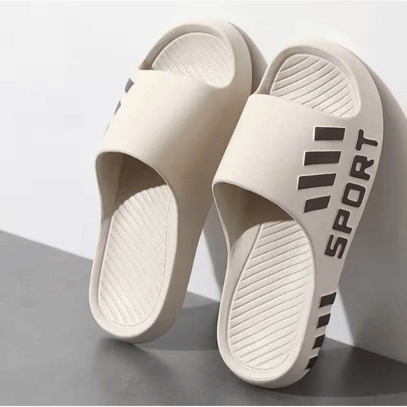 Mens Thick Sole Non Slip Summer Slides Indoor Outdoor Comfort Slippers 5