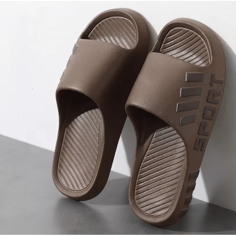 Mens Thick Sole Non Slip Summer Slides Indoor Outdoor Comfort Slippers 8