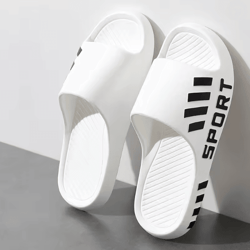 mens thick sole non slip summer slides indoor outdoor comfort slippers