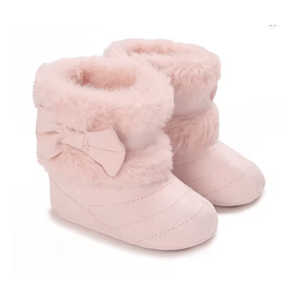 Baby Girl Winter Plush Soft Sole Boots Warm Non Slip Toddler Shoes 7