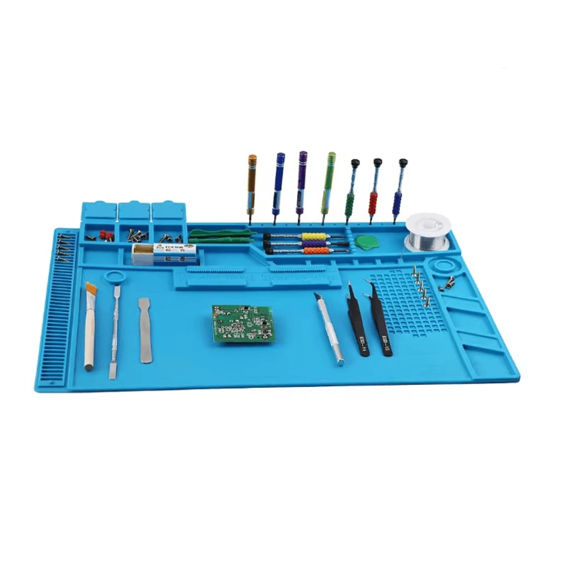 Silicone Soldering Work Mat Heat Resistant Anti Static Repair Pad 0