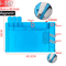 Silicone Soldering Work Mat Heat Resistant Anti Static Repair Pad 9