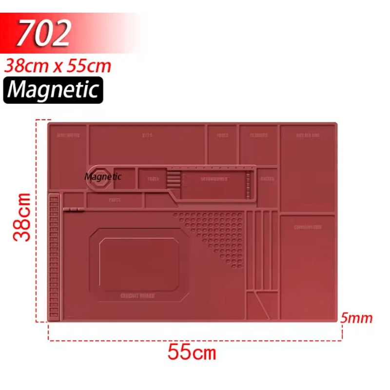 Silicone Soldering Work Mat Heat Resistant Anti Static Repair Pad 15