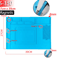 Silicone Soldering Work Mat Heat Resistant Anti Static Repair Pad 8