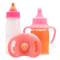 Baby Doll Feeding Bottle Set Toy Milk Juice Bottles With Pacifier 4