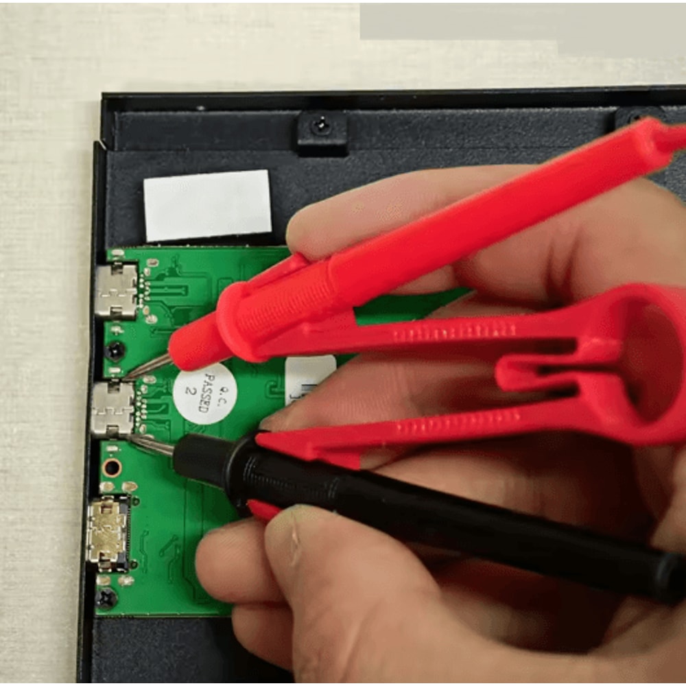 Multimeter Probe Holder Single Hand Testing Tool Electrician Accessory 0