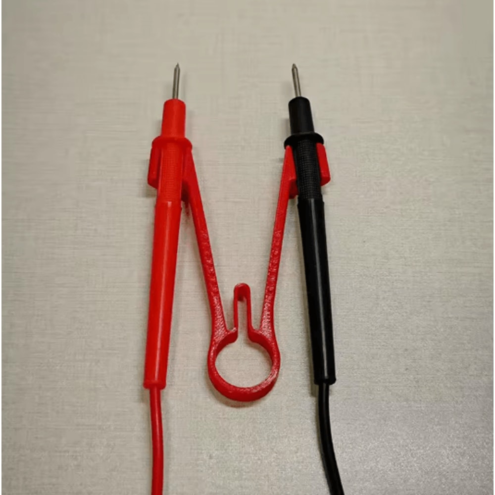 Multimeter Probe Holder Single Hand Testing Tool Electrician Accessory 2