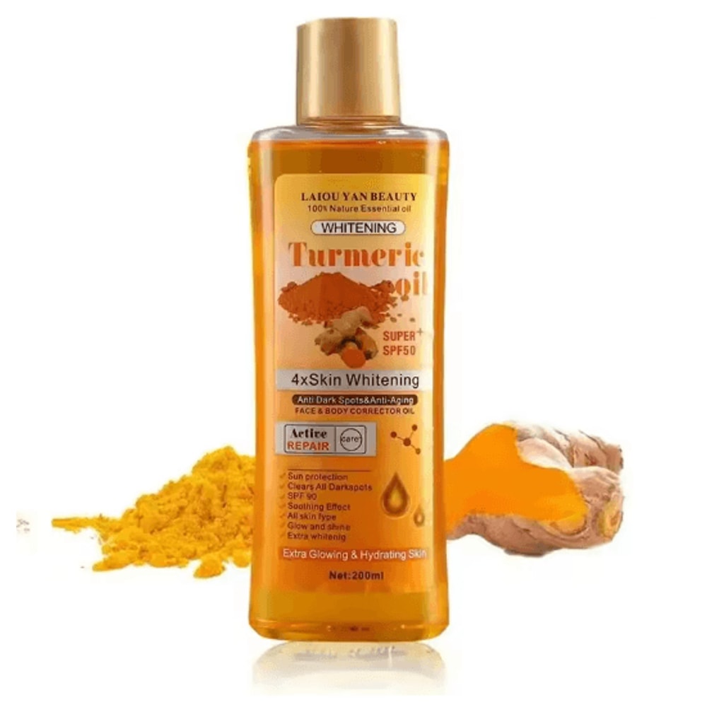 Turmeric Ginger Face Serum Oil Deep Hydration Nourishing Moisturizer 3