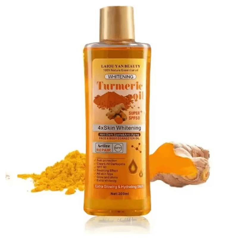 Turmeric Ginger Face Serum Oil Deep Hydration Nourishing Moisturizer 3