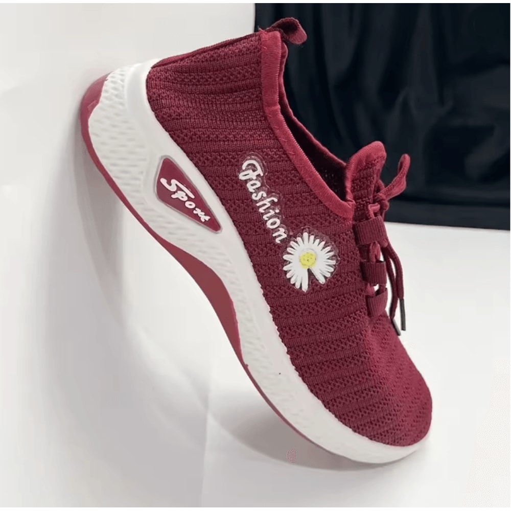 Womens Breathable Running Shoes Lightweight Soft Sole Casual Sneakers 1