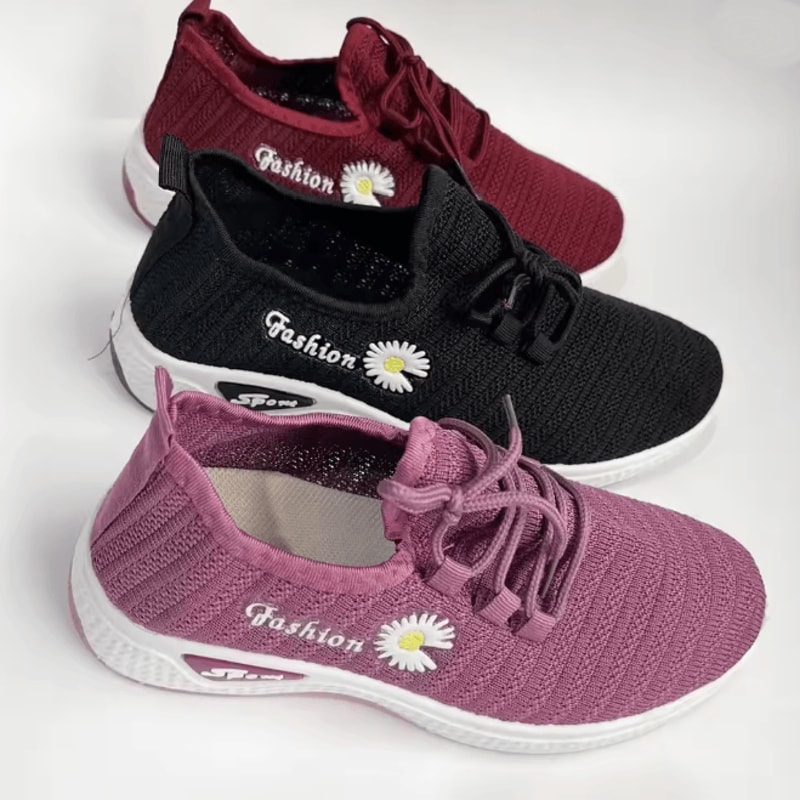 Womens Breathable Running Shoes Lightweight Soft Sole Casual Sneakers 3