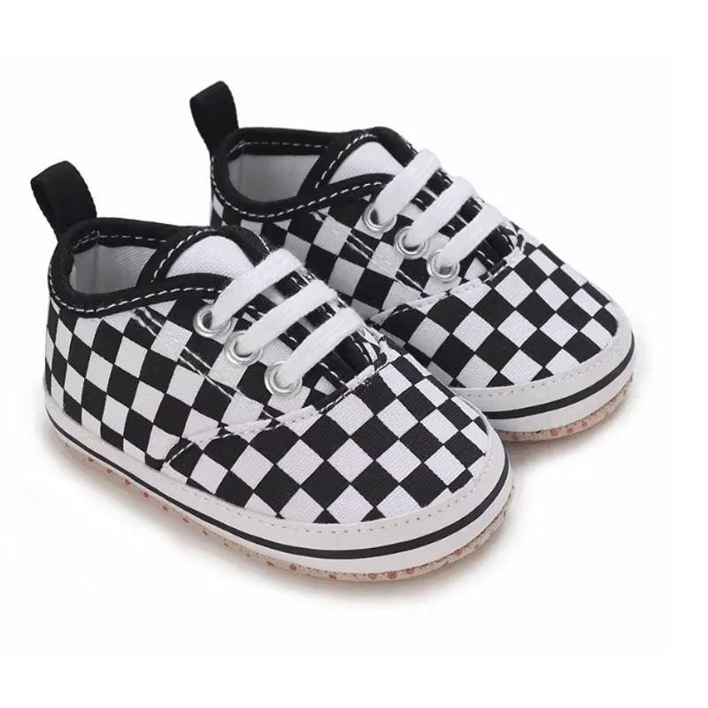 Newborn Baby Canvas First Walker Shoes Soft Sole Casual Sneakers 8
