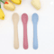 Baby Silicone Soft Feeding Spoons Tiny Gentle First Bite Set 3