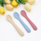 Baby Silicone Soft Feeding Spoons Tiny Gentle First Bite Set 4