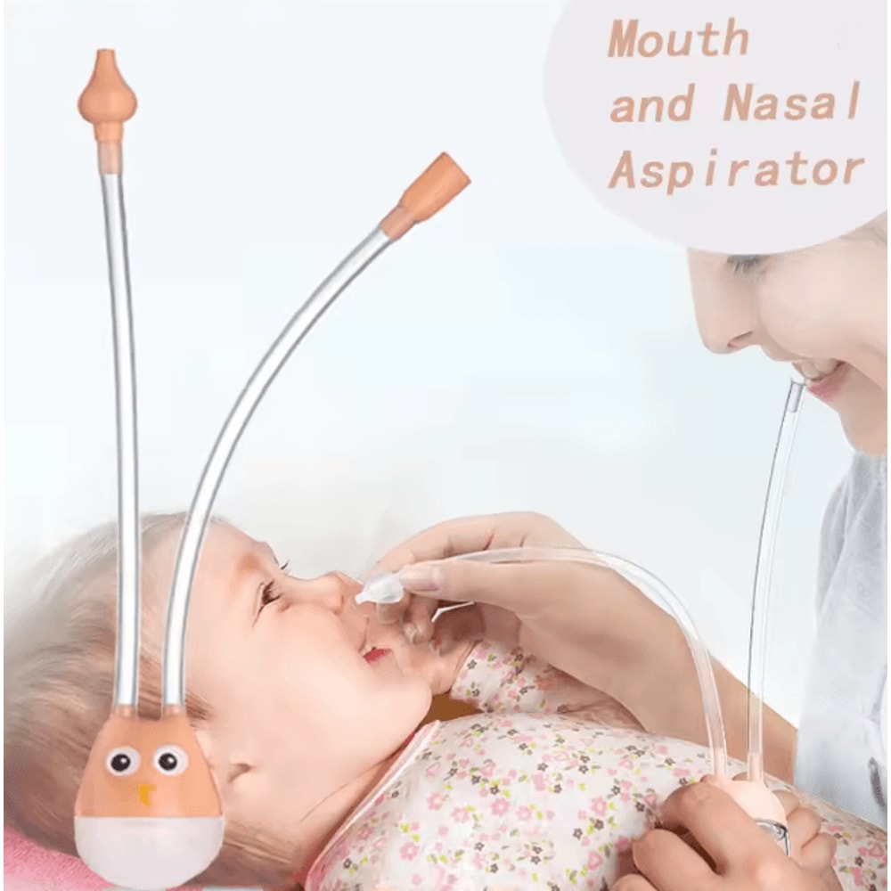 Baby Nasal Aspirator Gentle Nose Cleaner Safe Suction Tool For Newborns 0
