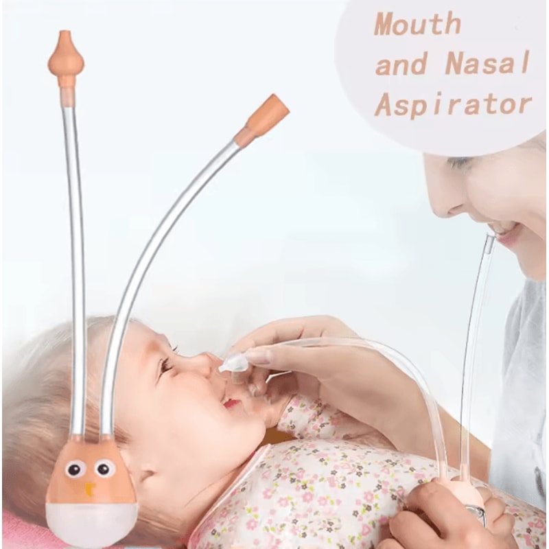 Baby Nasal Aspirator Gentle Nose Cleaner Safe Suction Tool For Newborns 0