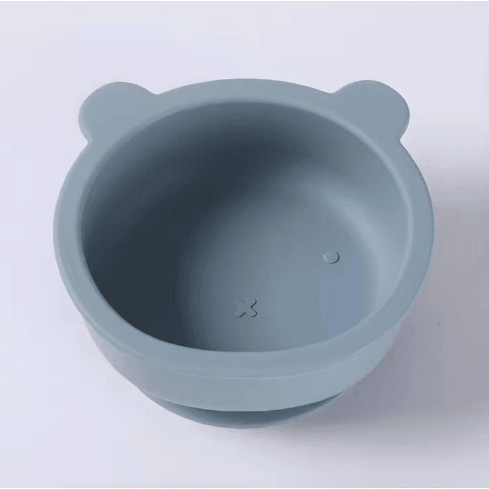 Baby Silicone Suction Bowl Snail Design Learning To Eat Feeding Bowl 9