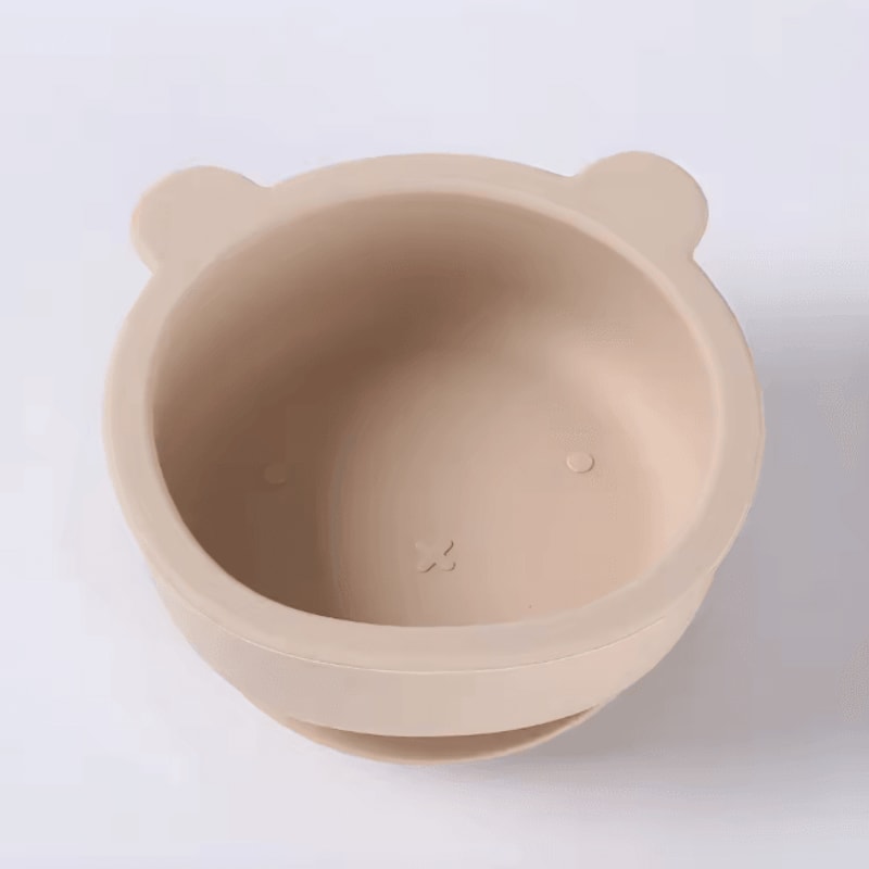 Baby Silicone Suction Bowl Snail Design Learning To Eat Feeding Bowl 4