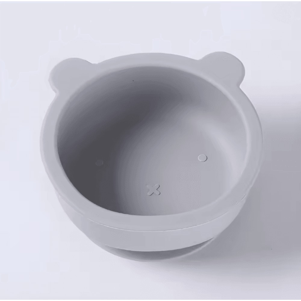 Baby Silicone Suction Bowl Snail Design Learning To Eat Feeding Bowl 5